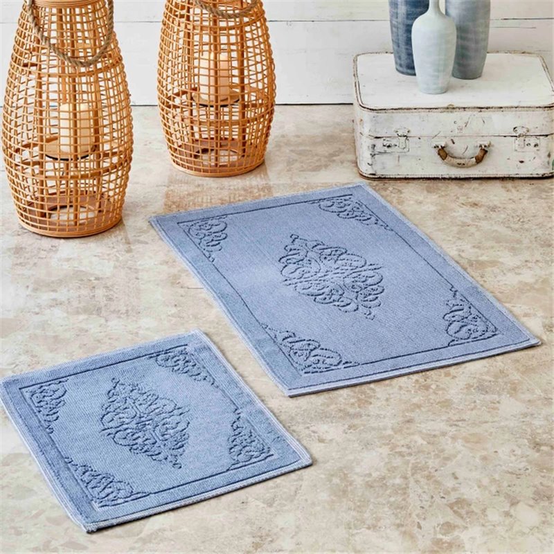 Kh Milly Blue Bath Mat -60X100+50X60