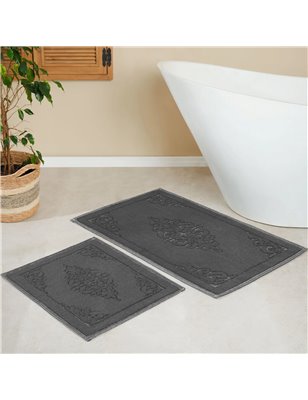 Kh Milly Grey Bath Mat -60X100+50X60