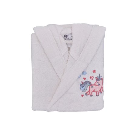 Bummer 6-8 Y Bathrobe Set-Offwhite | Enplus Home