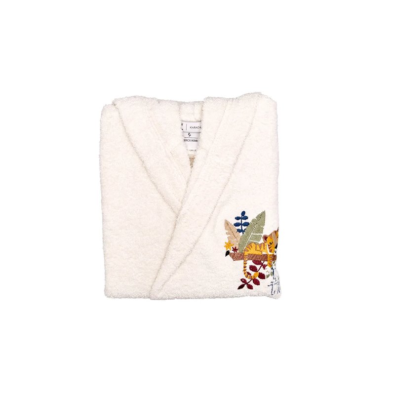 Bummer 6-8 Y Bathrobe Set-Offwhite