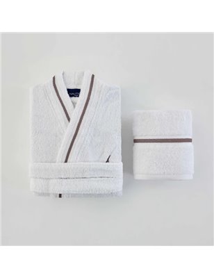 Nau Northern Beige Bathrobe Seti S/M - S/M | Enplus Home