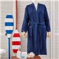 NAU PRUVA NAVY BLUE BATHROBE S/M -  S/M