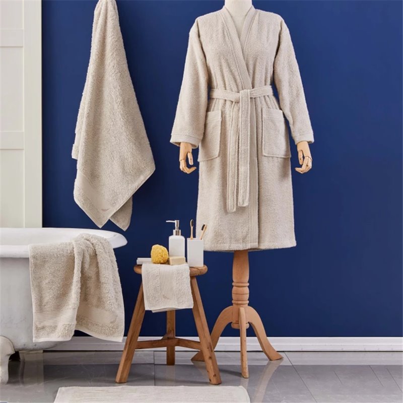 Nau Pruva Beige Bathrobe L/Xl - L/Xl