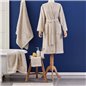 NAU PRUVA BEIGE BATHROBE L/XL -  L/XL