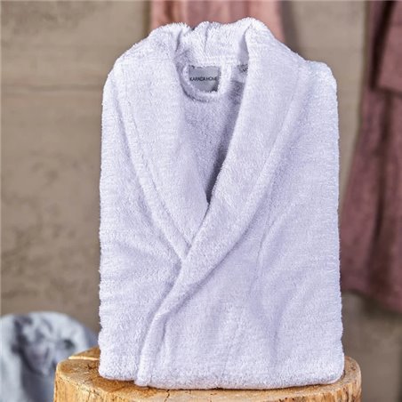 CHARM EXCLUSIVE WHITE S/M BATHROBE -  S/M