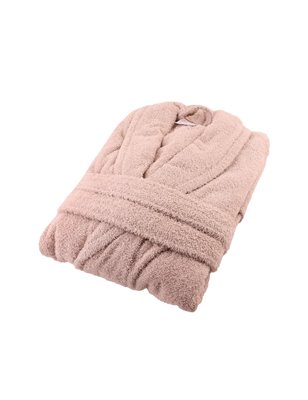 Back To Basic Beige Bathrobe S/M - S/M | Enplus Home