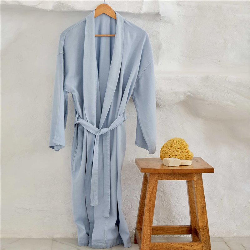 4 Element Blue Kimono Bathrobe S/M Su - S/M