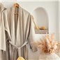 4 Element Beige Kimono Dressing Gown S/M - S/M