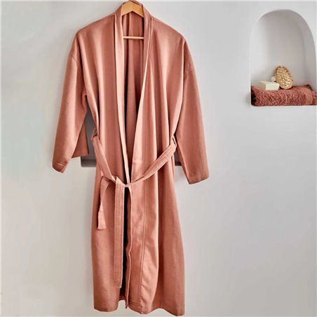 Back To Basic Beige Bathrobe S/M - S/M | Enplus Home