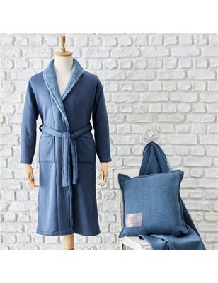 Delora Murdum-Gra Dantella Bathrobe Set 5 Prc | Enplus Home