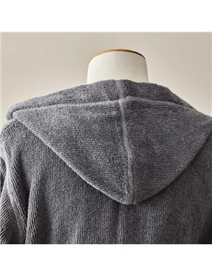 SOFTY GREY NAKISLI BATHROBE L/XL -  L/XL