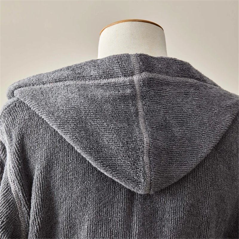 SOFTY GREY NAKISLI BATHROBE L/XL -  L/XL