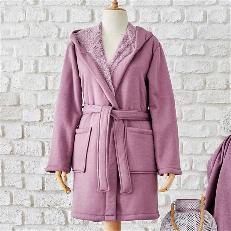 Softy Lila Nakisli Bathrobe S/M - S/M