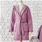 Softy Lila Nakisli Bathrobe S/M - S/M