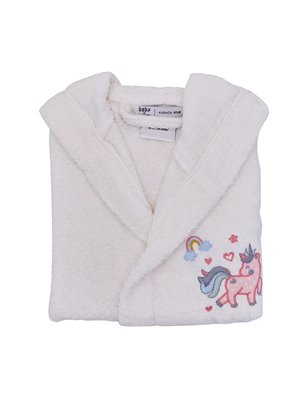 Digna 4-6 Y Baby Bathrobe Set-Offwhite