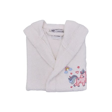 DIGNA 4-6 Y BABY BATHROBE SET-OFFWHITE