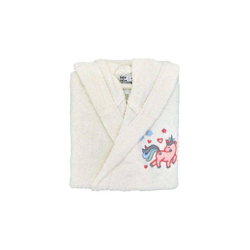 Digna 6-8 Y Bathrobe Set -Offwhite