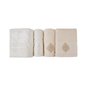 KH VIVIEN FLOS 4 PRC KREM-BEIGE BATH SET