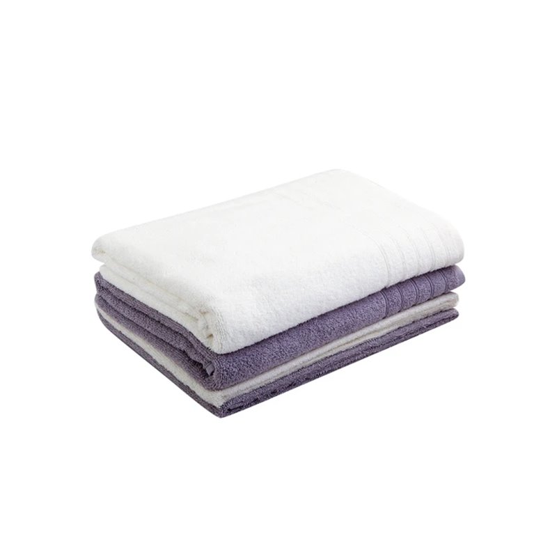 Kh Softfine Offwhite/Grey Bath Set(Pp)