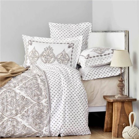 Kh Care Beige Rnf Duvet Cover Set With Blanket Queen Size - Queen Size