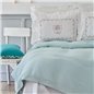 KH LEVIN SU GREENI DUVET COVER SET WITH PIQUE QUEEN SIZE NISH SET - QUEEN SIZE