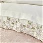 SALIVIA POWDER FRANSIZ DANTELLI DUVET COVER SET WITH PIQUE QUEEN SIZE - QUEEN SIZE