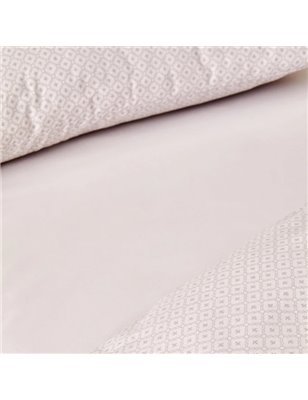 SALIVIA POWDER FRANSIZ DANTELLI DUVET COVER SET WITH PIQUE QUEEN SIZE - QUEEN SIZE