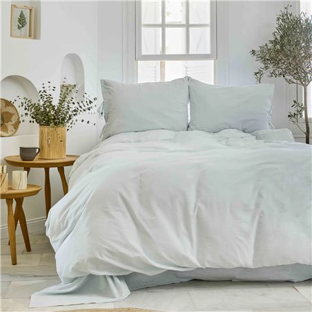 4 ELEMENT A. BLUE DUVET COVER SET QUEEN SIZE - QUEEN SIZE