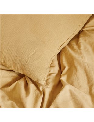 4 ELEMENT A. MUSTARD DUVET COVER SET SINGLE SIZE - SINGLE SIZE