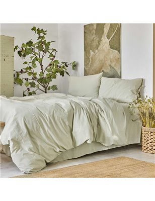 4 ELEMENT BEIGE DUVET COVER SET QUEEN SIZE - QUEEN SIZE