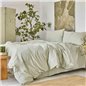 4 Element Beige Duvet Cover Set Single Size - Single Size