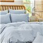 4 Element Blue Duvet Cover Set Single Size - Single Size