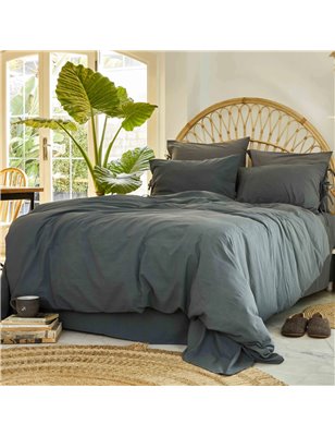 4 ELEMENT K. GREY DUVET COVER SET SINGLE SIZE - SINGLE SIZE