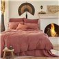 4 ELEMENT TERRACOTTA DUVET COVER SET QUEEN SIZE - QUEEN SIZE