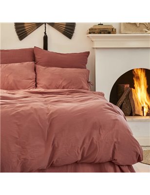 4 Element Terracotta Duvet Cover Set Single Size - Single Size | Enplus Home