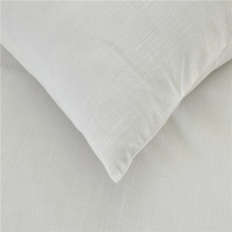 4 Element White Duvet Cover Set Single Size - Single Size