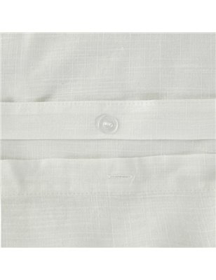 4 ELEMENT WHITE DUVET COVER SET SINGLE SIZE - SINGLE SIZE