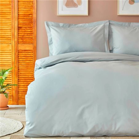 Back To Basic A.Blue Duvet Cover Set Queen Size - Queen Size