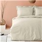 BACK TO BASIC BEIGE DUVET COVER SET QUEEN SIZE - QUEEN SIZE