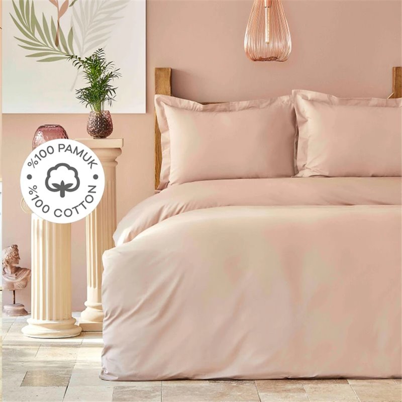 Back To Basic Powder Duvet Cover Set Single Size - Single Size