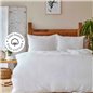 BACK TO NATURE WHITE DUVET COVER SET QUEEN SIZE - QUEEN SIZE