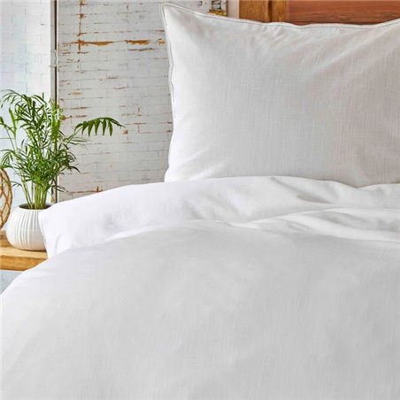 Back To Nature White Duvet Cover Set Queen Size - Queen Size