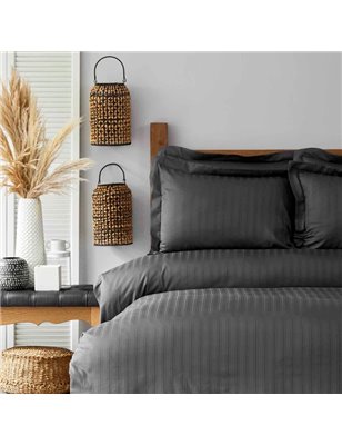 Kh Basic Grey-Indigo Df Duvet Cover Set Queen Size - Queen Size | Enplus Home