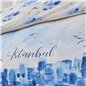 GALATA BLUE DUVET COVER SET QUEEN SIZE - QUEEN SIZE