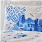 Galata Blue Duvet Cover Set Queen Size - Queen Size