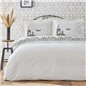 GALATA SIYAH NAKISLI DUVET COVER SET QUEEN SIZE  - QUEEN SIZE