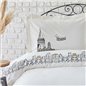 GALATA SIYAH NAKISLI DUVET COVER SET QUEEN SIZE  - QUEEN SIZE