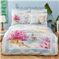 ISTANBUL TURQUOISE DUVET COVER SET QUEEN SIZE - QUEEN SIZE