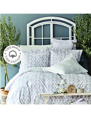 Kh Costa Blue Rnf Duvet Cover Set Queen Size (Pp) - Queen Size | Enplus Home