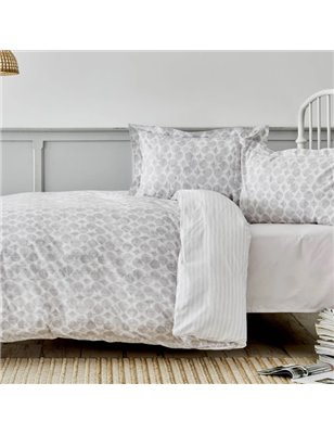 Kh Amanda Grey Rnf Duvet Cover Set Queen Size - Queen Size